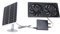 Fdit Ventilateur D'extraction de Panneau Solaire 20W, Ventilateur de Ventilation Solaire étanche IPX7 avec Batterie pour Serre, Poulailler, Niche pour Chien