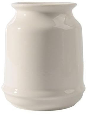 Porta Mestoli da Cucina Portautensili for bancone della cucina, organizzatore di utensili da bancone in coccio for utensili in ceramica, portabacchette for cucchiaio e barattolo bianco vintage for rip