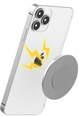 Magnetische Handyhalterung zur Wandmontage für Magsafe iPhone 16, 15, 14, 13, 12 Pro Max | Aluminiumlegierung | Stark magnetisch mit Klebstoff | Freihändige Verwendung für Küche, Bad, Auto, Büro