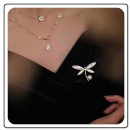 Wendalern Broche Libellule Perle Verte Broche Libellule Cristal Broche Bouquet De Mariée Broche Libellule Perle Strass Épingle De Revers Vêtements Accessoires Bijoux Pour Femmes