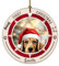 Weihnachtskugel für Hunde, personalisierbar, Motiv: Cocker Spaniel, Keramik, rund, für Weihnachtsbaum, Dekoration, Anhänger, Kugel, Haustier, Hund, Andenken, Winter-Andenken, Neujahrs-Souvenir