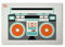 A.S. Création Leinwandbild Retro Ghettoblaster - Wandbild in Creme, Schwarz - 60 x 40 cm - DD132319