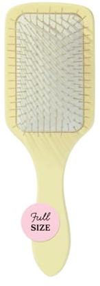 Mane Ready or Knot Detangling Curly Hair Brush - Anti-Static Metal Bristle Hair Brush for Straightening, Smoothing & Fighting Frizz - Provides Scalp with a Gentle Massage