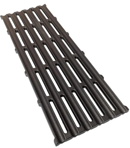 LUNAWAY CAST IRON – Parrilla para barbacoa modular de hierro fundido de varios tamaños | cocción uniforme y profesional | Reversible | Doble esmaltado negro | Compatible con varias barbacoas (40 x 15