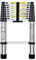 Telescopic Ladder 2.9m/9.5ft, Extendable Ladder Aluminium Portable, Adjustable Step, Non-Slip Feet, Max Load 150kg, for Lofts, Home Maintenance, Warehouse Organisation, etc.
