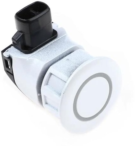 DZSFDGDDFGD Rückfahrradar 4PCS 3 Farbe PDC Parkplatz Sensor Für Toyota Für Crown Für Majesta Für Lexus IS250/350 GS450H 89341-30020 8934130020 Rückfahrassistent(Weiss)