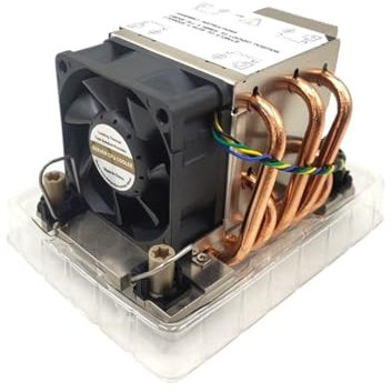 LGA4189 2U Active CPU Cooler With 5 Copper Heatpipes 6025MM PWM Double Ball Fan TDP Up to 300W For 4189 Platform(NO BRACKET_FIXED COLOR)