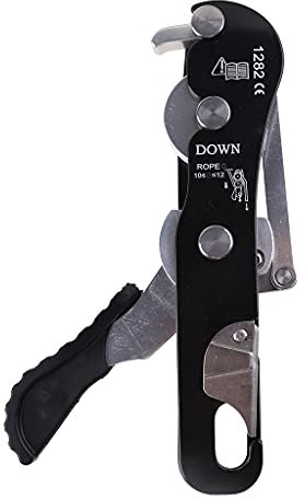 Zqxnt Equipo profesional para escalada en roca para cuerda de 10 a 12 mm con frenado automático