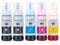 VMHPMLGV Bulk Water Based Bottle Refill Ink Color 104 DGT Ink Compatible With Printer ET-2710 ET-2720 ET-4700 ET-2821 ET-2825(2BK-1C-1M-1Y)