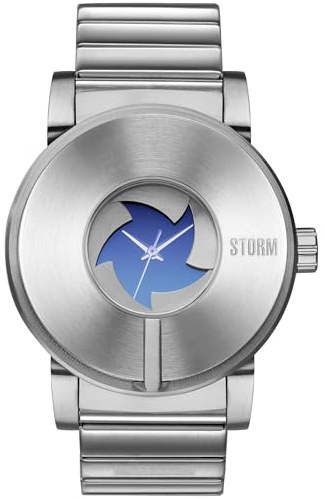 STORM Camera V7 Lazer Blue Watch, Shutter Mechanism, Special Edition, Gents, Quartz Movement, Stainless Steel