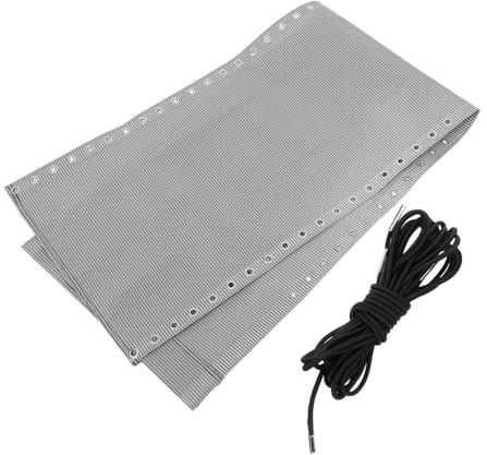 Yardwe Faltbare Liegestuhl Ersatzstoff Atmungsaktiv Strapazierfähig für Outdoor Garten Relaxsessel Robuste Reparatur mesh Auflage Passend für Klapp Lounge und Strandstühle