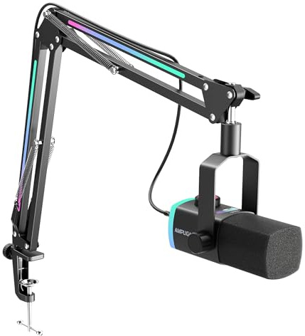 FIFINE AM8PROT Gaming Microphone with Boom Arm