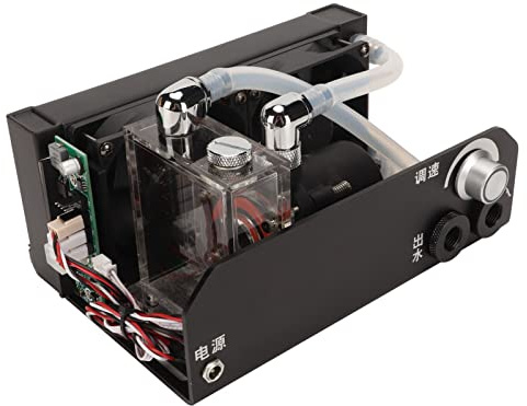 LICAEVEY Graphics Card Water Cooling Radiator, 600L/H CPU Liquid Cooler with Universal G1/4 Threaded Pipe Connection for All Standard Water Cooling Systems