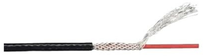 Lasitech Cavo Schermato PTFE 5 / 10M 22 20 18 17 15Awg 1 2 3 4 6 Conduttori Cavi Schermati in Rame Stagnato(Black x 1 Core,10m 20AWG)