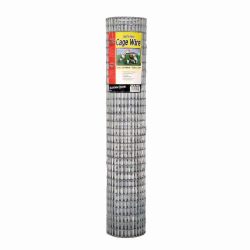 Garden Zone 403010 1/2-Inch x 1-Inch Mesh 16-Gauge Galvanized Wire Fence, 30-Inch x 10-Foot