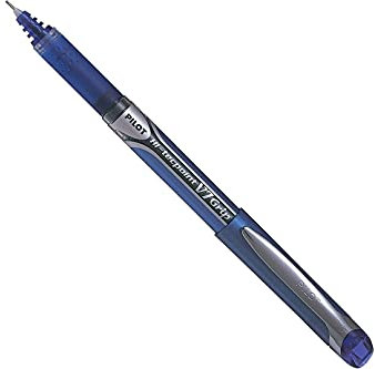 Pilot V7 Hi Tecpoint Tintenroller mit flüssiger Tinte Einzelbett blau