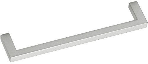 SIRO 2108-328PB21 Griff Macha Lochabstand 320 mm, Breite 328 mm, ZN alufarbig, schwarz matt, 96 mm