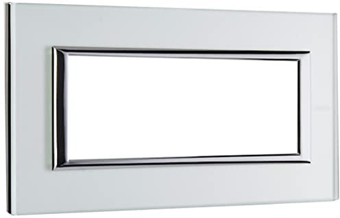 BTicino HA4806VSA Axolute Placca Rettangolare, 6 Moduli, Specchio