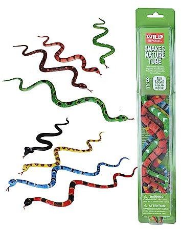 Wild Republic 12884 - Nature Tube Spielset, Schlangen, 32 cm, Schlange