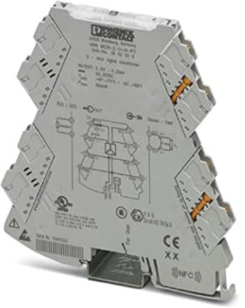 Phoenix Contact MINI MCR Signalwandler, Signalwandler 9.6 → 30V dc, Spannung 0 → 10V dc EIN/Strom 4