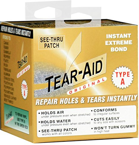 Tear-Aid Reparatur-Set für Stoffe, Typ A, 2 Stück, Größe: 2 Stück, Modell: