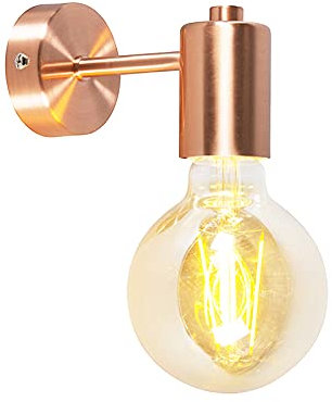Qazqa facil - Suspension - 1 lumière - H 85 mm - Cuivre - Design, Moderne - éclairage intérieur - Salon I Chambre I Cuisine I Salle à manger