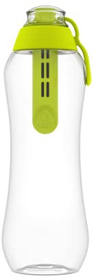 Dafi Botella Filtrante de Agua con un Filtro de Carbón Activado 0,5L, Celadón - sin BPA, Elimina el sabor y el olor a cloro - para la Escuela, el Gimnasio, los Viajes - Botella Filtradora de Agua
