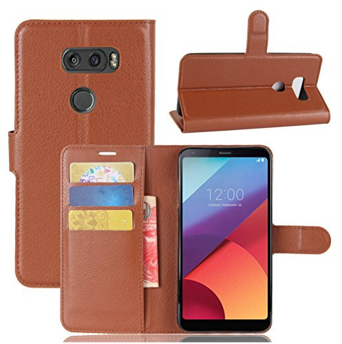 NEKOYA LG V30 Hülle,LG V30 Lederhülle, Handyhülle im Brieftasche-Stil für LG V30.Schutzhülle mit [TPU Innenschale] [Standfunktion] [Kartenfach] [Magnetverschluss]