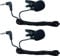 zdyCGTime 3.5mm Audio Male to Mini lavalier Lapel Tie Clip-on Portable Microphone for Mic System,Voice Amplifier,Speakers,Teachers, conferences, speeches,Drama Performances.(2pack/1.1M)