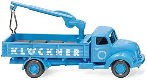 Wiking 042603 Magirus Sirius Flatbed Lorry w/Loading Crane Klockner