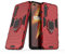 Kompatibel mit Realme 6 Pro Hülle, Ring Ständer Magnetischer Handyhalter Auto Caseme Schutzhülle Case für Oppo Realme6 Pro (Rot)