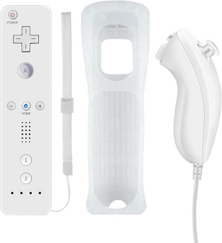 QUMOX Remote Controller Remote Control + Nunchuk for Ntdo Wii/WII U