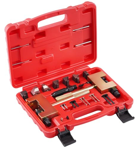 maXpeedingrods Kit di strumenti per la rimozione della catena di distribuzione del motore, per albero a camme, per Mercedes Benz M271, M272, M273, 24 pezzi