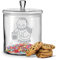 GRAVURZEILE Leonardo Biscuit Jar with Engraving - Cookie Cat - Gift for Friends and Family