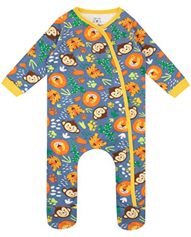 Harry Bear Baby Boy Sleepsuit Jungle Multicoloured 0-3 Months