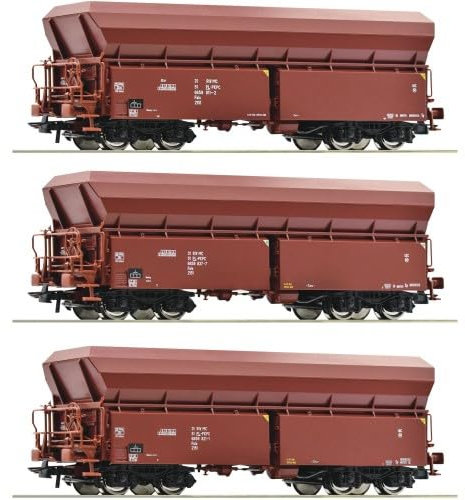 Roco 77037 3-TLG. Set: Selbstentladewagen, PKP Cargo, Ep. VI