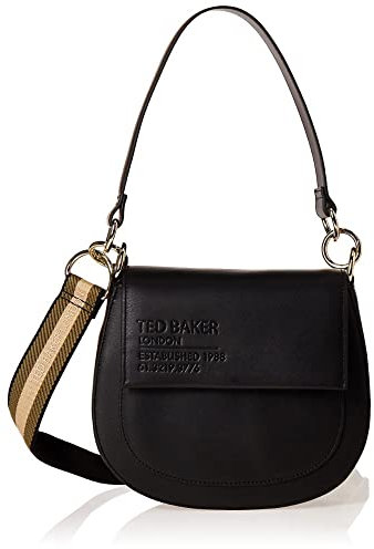 Ted Baker Women's Darcell Branded Webbing Camera Bag, Black, One Size UK