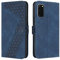 OKZone Coque pour Samsung Galaxy S20, Etui Protection Housse Premium en Cuir PU Portefeuille Étui Téléphone [Fermoir Magnétique] [Fentes pour Cartes] Flip Case pour Samsung Galaxy S20（Bleu