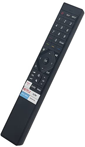 Ersatz-Fernbedienung Passend für Hisense 4K Ultra HD HDR Smart ULED TV 50U7QFTUK 55U7QFTUK 65U7QFTUK IR Ersatz der Fernbedienung No Voice ERF3B72H