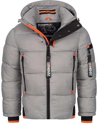 Herren Winter Jacke warm gefüttert Parka Steppjacke Outdoor gesteppt PUFFER