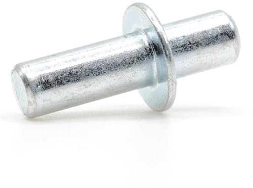 ReplacementScrews Regalstifte/Heringe kompatibel mit IKEA Teil 104171 (Hemnes, Idanas), verzinkte Stützstifte (8 Stück)