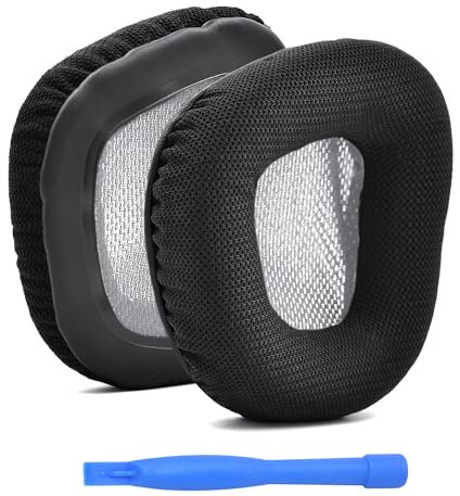 Almohadillas de Repuesto para Corsair Void Elite Wireless/Pro/SE/Surround/Elite/Void, Wired & Wireless RGB Gaming Headset Auriculares de MMOBIEL- Almohadilla Auriculares - Cascos Cojines