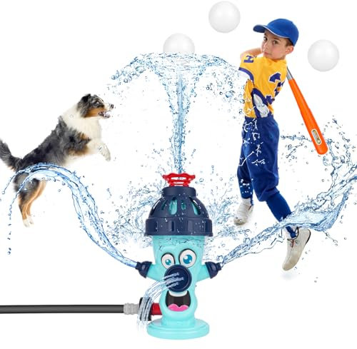 Juguete de agua para niños, aspersor de agua para niños, juguete de agua para césped, jardín, niños, niñas, verde juego de agua, aspersor de jardín en verano al aire libre, juguete de jardín a partir