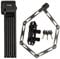 Master Lock - Candado plegable para bicicleta certificado, barras en acero endurecido, 3 llaves, portador y soporte de montaje incluidos, 95 cm