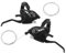 LT Easiyl 1 Paire de Leviers de Frein de Vélo 3x7 21 Vitesses avec Câbles de Changement de Vitesse Indicateur de Vitesse pour VTT Vélo Pliant Vélos de Ville Course