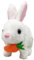 LICHENGTAI Elektronisches Interaktives Spielzeug Osterhasen Kuscheltiere Plüschtier Hase Stofftier, Läuft und wackelt mit den Ohren und Nase, Süße Hasenpuppe Haustier Spielzeug Geschenk für Kinder