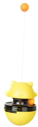 Tyuffghet Multifunktionale Track Leaky Food Tumbler Katzenspielzeug Tischtennis Spaß Cat Stick Katze Haustier Katzen Maus (A, One Size)