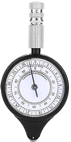 BOROCO Kurvimeter,Kartenmesser Für Wanderkarten,Mini Cam Karte Messuhr Kompass Entfernungsmesser Meter Entfernungsmesser Canculator Map Tool Multifunktions Kartenmessgerät Für Camping Wandern Reisen