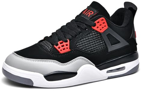 Geymxzik Retro Schuhe Sneaker Skateboardschuhe Schuhe Laufschuhe Turnschuhe mit Luftpolster Walkingschuhe Basketballschuhe Sportschuhe, 44EU