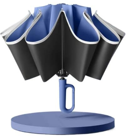 VXXTYB Regenschirm sturmfest,für BM-W 5er M5 F18 F90 G30 G31 G38,Winddichter Schirm - Teflonbeschichtung, ergonomischer Griff Regenschirm,D